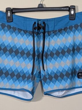 NRS Blue Board Shorts Womens Size 6 Surf Swim Paddle Quick Dry